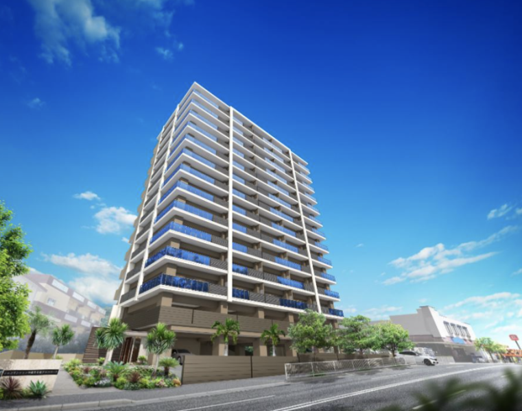 ファイル:ミルコマンション沖縄市与儀グランパーク 外観完成予想CG.png