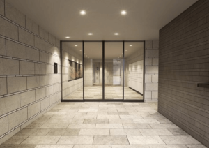 レ・ジェイド タイムズコア川越　エントランス風除室完成予想図