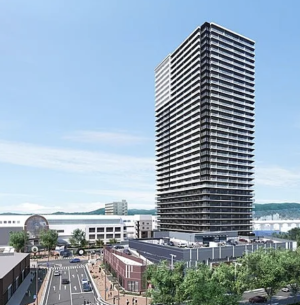 久留米ザ・タワー レジデンシャル　外観完成予想図1