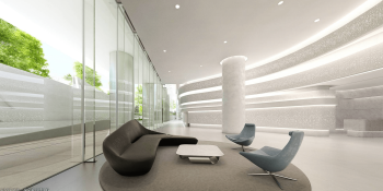 THE COURT 神宮外苑　エントランスホール完成予想CG2