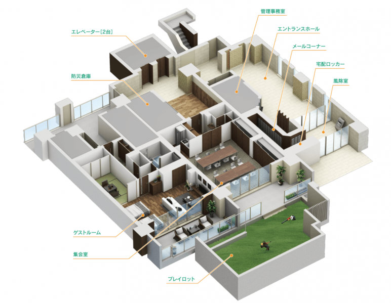ファイル:アドグランデ仙台宮城野 共用施設完成予想CG.png