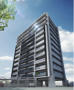 サンパークわさだ中央グラッセ　外観完成予想CG2