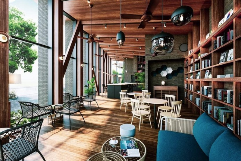 ファイル:ザ・パークハウス 新浦安マリンヴィラ ヴィラハウス(ブックカフェ)完成予想CG.png