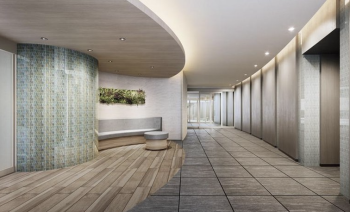 ブランニード阪急水無瀬　エントエランスホール完成予想図